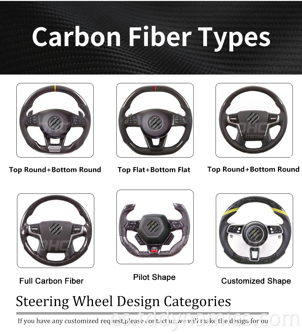 Carbon Fiber Steering Wheel Details